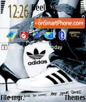 Adidas The Best theme screenshot