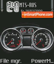 Tt Speedometer theme screenshot