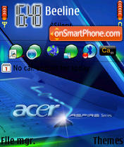 Capture d'écran Acer thème