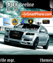 Audi Q7 theme screenshot
