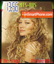 Hilary Duff v2 tema screenshot