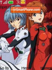 Evangelion theme screenshot