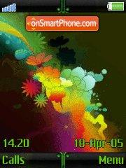 Abstract Colours tema screenshot