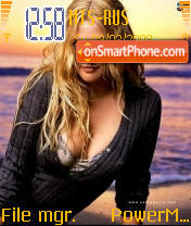 Drew Barrymore tema screenshot