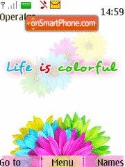 Colourful Life tema screenshot