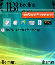 Vista theme screenshot