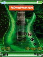 Скриншот темы Guitar Green