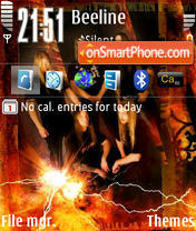 Amon Amarth theme screenshot