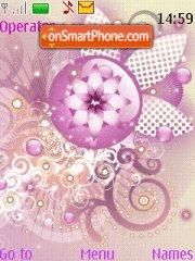 Abstract Violet tema screenshot