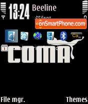 Coma theme screenshot