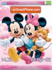 Скриншот темы Micky Minnie Love