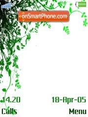 Green Border tema screenshot