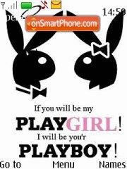 Playboy Playgirl tema screenshot