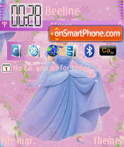 Cinderella Pink tema screenshot