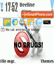 Скриншот темы No Drugs