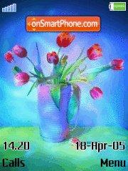 Colourful Flower tema screenshot