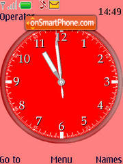 Clock Nike Sport tema screenshot