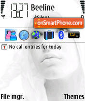 White tema screenshot