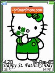 St Pats Hello Kitty es el tema de pantalla