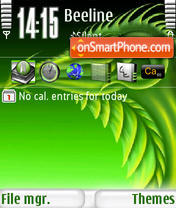 Green Dragon s60v3 tema screenshot