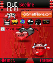 Eil Love s60V3 theme screenshot