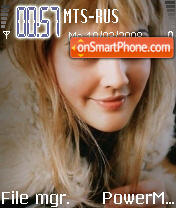 Drew BarryMore tema screenshot