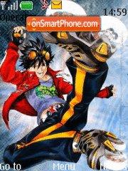 Air Gear theme screenshot