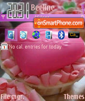 Love Cupcake es el tema de pantalla