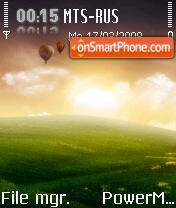 Landscape theme screenshot