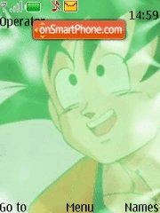 Green Goku theme screenshot