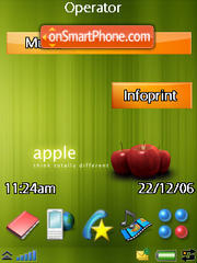 Green And Orange tema screenshot