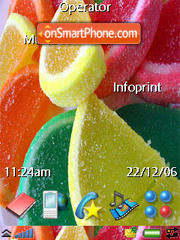 Sweets tema screenshot