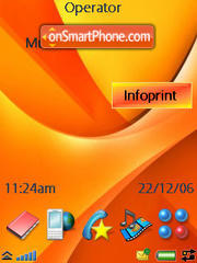 Slice Of Orange theme screenshot