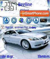 Capture d'écran Lexus 04 thème