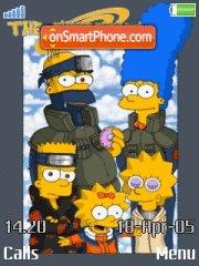 Скриншот темы Naruto Simpsons