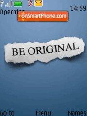 Be Original es el tema de pantalla