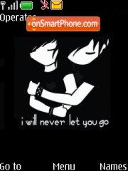 Never Let You Go tema screenshot