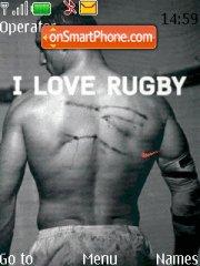 I Love Rugby tema screenshot