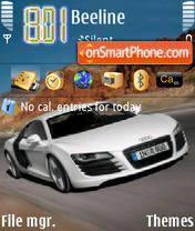 Audi R8 es el tema de pantalla
