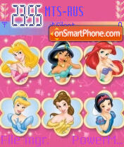 Capture d'écran Disney Princess thème