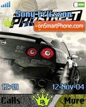 Need for Speed Pro Street theme screenshot