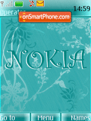 Nokia Animated s40v3 es el tema de pantalla