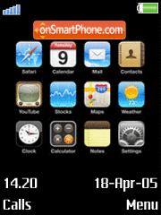 iTouch theme screenshot