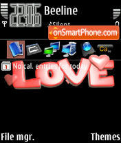 Love 18 tema screenshot