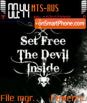 Set Free tema screenshot