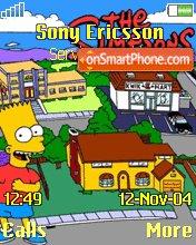 Скриншот темы Los Simpson