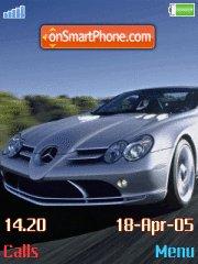 Скриншот темы Mercedes Slr 01