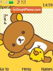 Rilakkuma Bear es el tema de pantalla