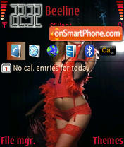 Girl In Red tema screenshot