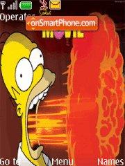 Homer tema screenshot